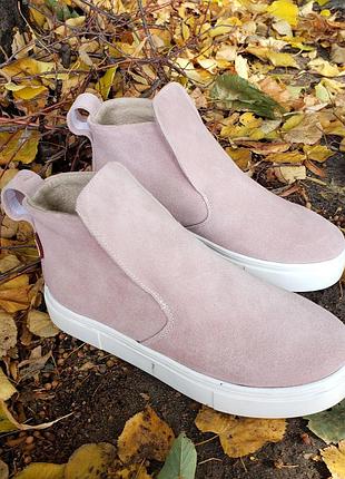 Дитячі замшеві черевики, різні кольори