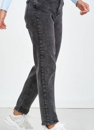 Мом джинси бойфренди жіночі mom fit висока посадка4 фото