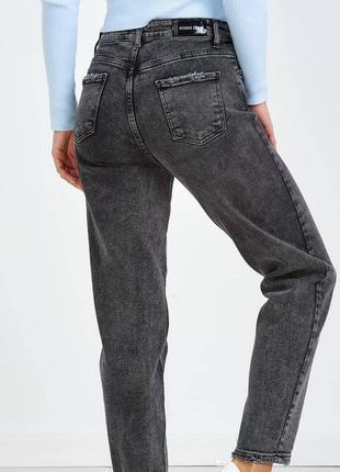 Мом джинси бойфренди жіночі mom fit висока посадка3 фото