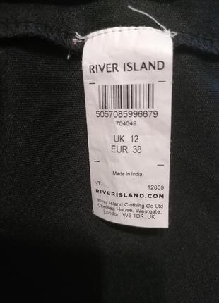 Полупрозрачная блузка в горох бренда river island2 фото