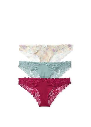 Набор кружевных трусиков люкс victoria’s secret