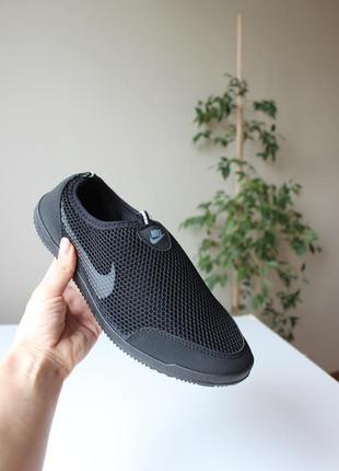Чоловічі кросівки мокасини сітка легкі чорні3 фото