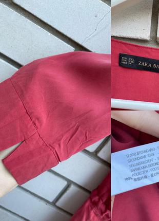 Платье,туника из комбинированной ткани,рубаха удлиненная от zara8 фото