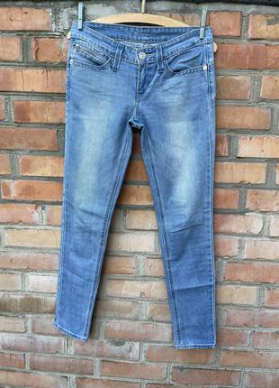 Фірмові джинси low rise skinny з ефектом push-up w27 l323 фото