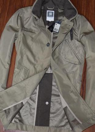 G-star raw mass garber trench оригінал, чоловіче пальто-тренч4 фото