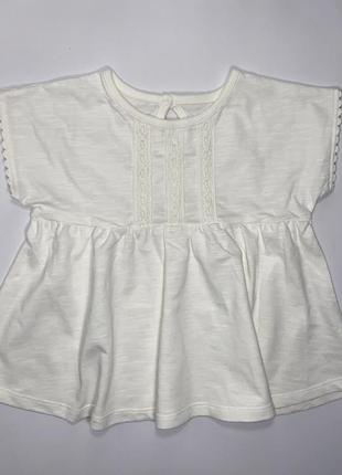 Футболки -туники george "broderie anglaise" 2-3 года, 92-98 см8 фото