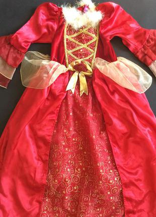Карнавальное платье принцессы белль 8-10 лет