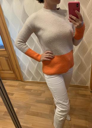 1➕1=3🛍 кофта бежево/оранжевая