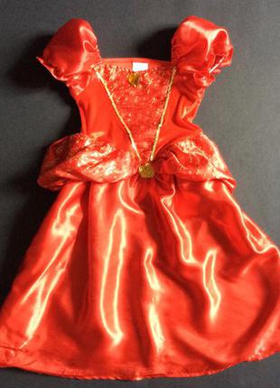 Продам карнавальна сукня принцеси белль 5-7 років2 фото
