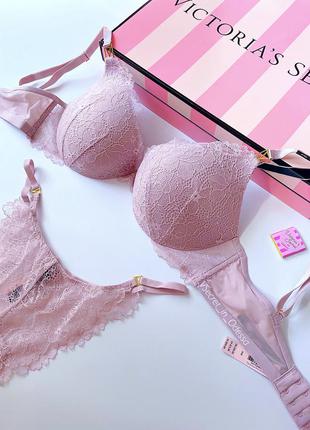 Мереживний люкс комплект victoria's secret