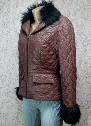 Куртка жіноча стьобана франція2 фото