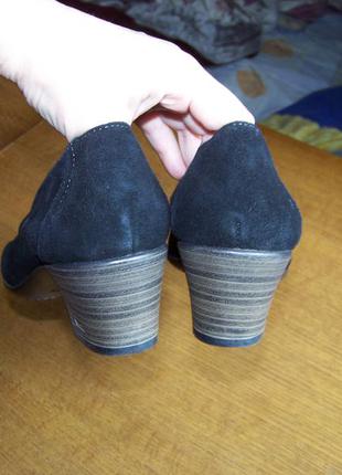 Натуральные замшевые лоферы туфли с бантом zett 39р стелька6 фото