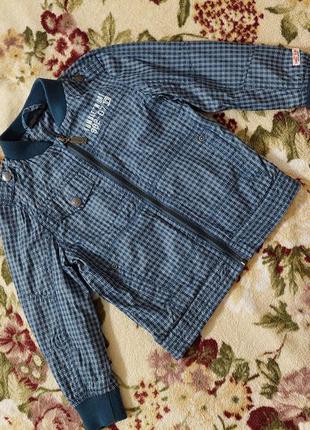 Стионая ветровка на х/б подкладке