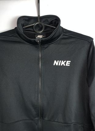 Жіноча спортивна кофта nike чорна олімпійка зіп худі світшот найк5 фото