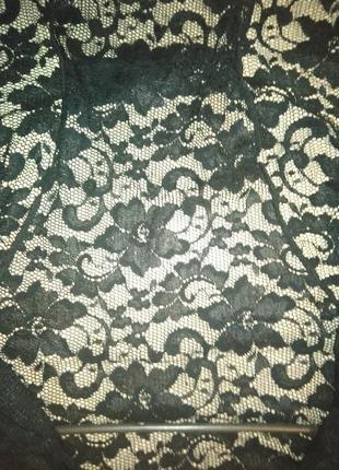 Жакет чёрный нарядный гипюровый3 фото