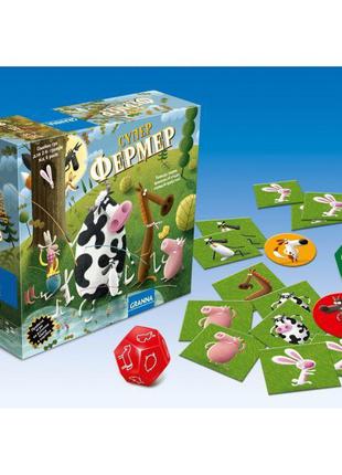 Суперфермер в стиле ранчо, granna настольная семейная игра стратегия для детей от 6 лет и взрослых3 фото