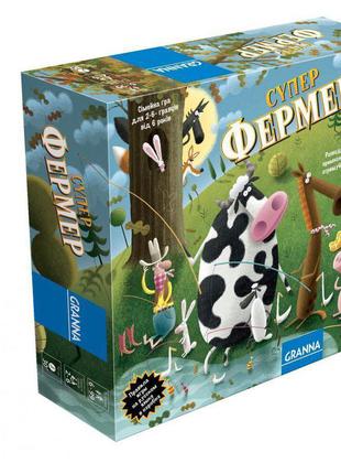 Суперфермер в стиле ранчо, granna настольная семейная игра стратегия для детей от 6 лет и взрослых
