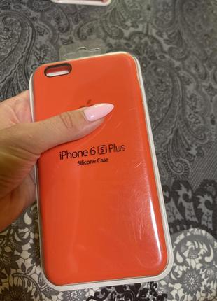 Silicone case iphone 6 s plus чехол