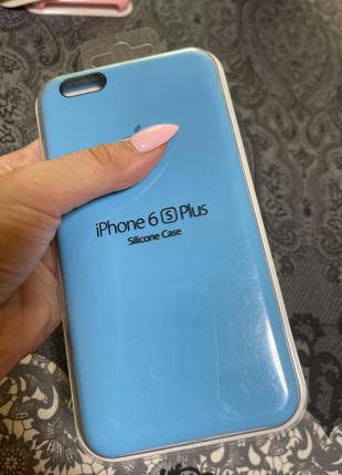 Чехол silicone case iphone 6 s plus1 фото