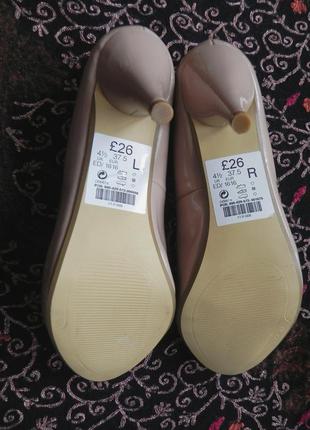 Туфли женские лабутен  бежевые лаковые  р. 36    next3 фото