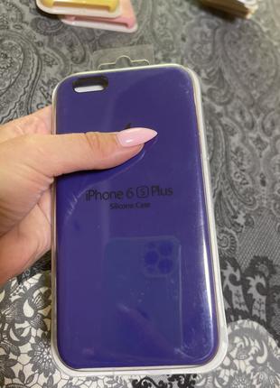 Silicone case iphone 6 s plus чехол1 фото