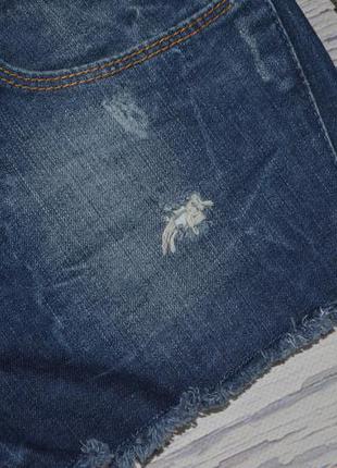 38/06/28/xs-s женские фирменные крутые яркие джинсовые шорты с потертостями рваные зара zara4 фото