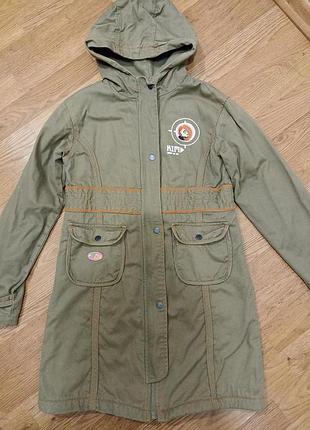 Осіннє пальто на флісі disney 140 см