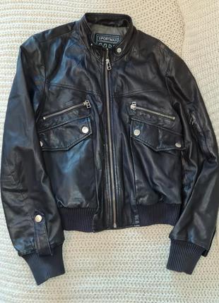 Sportmax куртка кожа ягнёнка