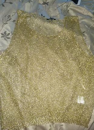 Шикарная майка люрекс