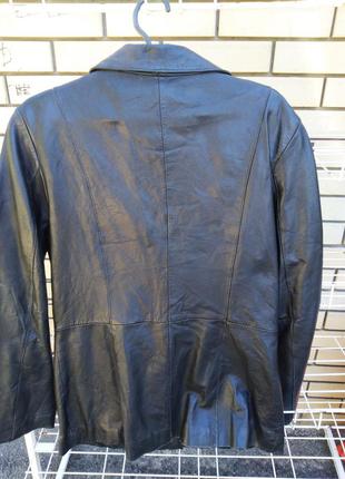 Пиджак, куртка кожаная женская, размер евро 424 фото