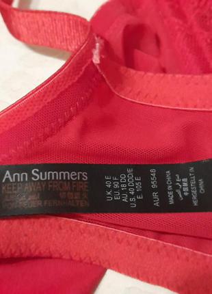 Р..40e 90 f брендовый красивый бюстгалтер от ann summers  косточки поролон кружево4 фото