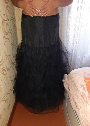 Длинный женский подьюбник с кругом.