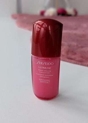 Антивікова сироватка, концентрат для особи shiseido ultimune power infusing concentrate, 10мл4 фото