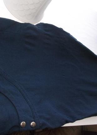 Тёмно синие,очень лёгкие штаны-лосины леггинсы размер 34 xs/42 h&m6 фото