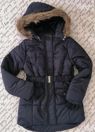 Курточка-пальто на дівчинку ріст 140 см
