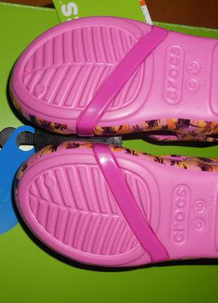 Босоножки с мигалками crocs р. с6-14см. оригинал4 фото