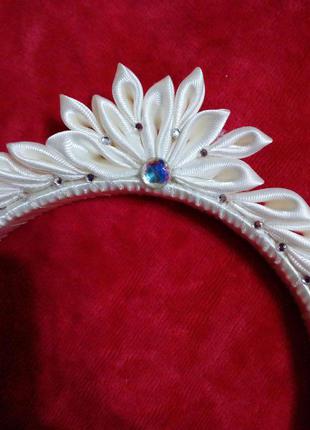 Обруч , корона снежинка , льдинка