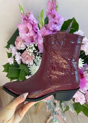Лаковые ботинки казаки 36-41р 5
