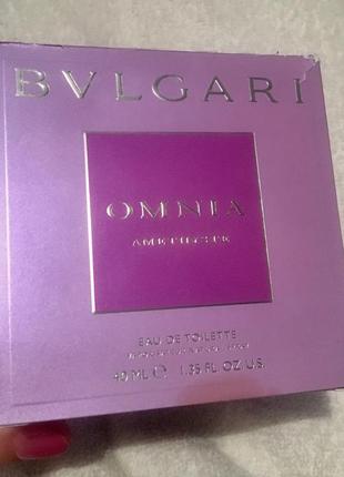 Духи bvlgari omnia amethyste 40ml