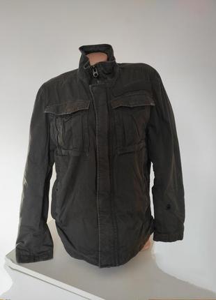 Gstar raw g star g-star raw курточка мужская фирменная темная чёрная осень весна демисезонная