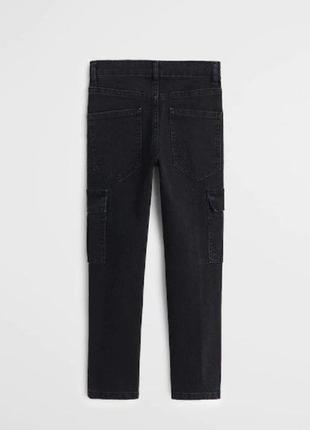 Стильные джинсы джинсы-карго для мальчика mango4 фото