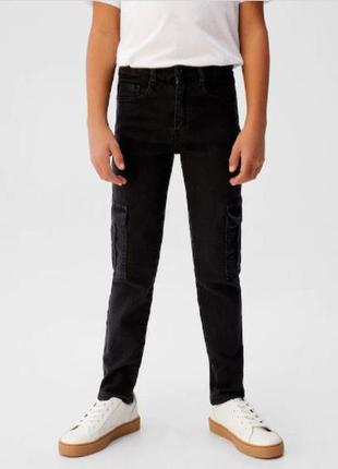 Джинсы джинсы-карго для мальчика бренд  mango5 фото