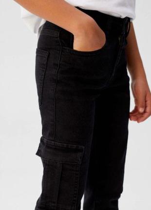 Джинсы джинсы-карго для мальчика бренд  mango4 фото