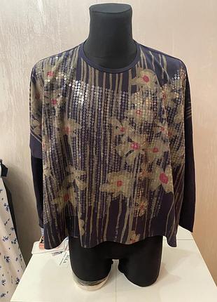 Кофта з паєтками оверсайз від sisley