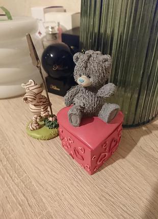 Набір скринька з ведмедиком тедді і тримач для фото3 фото