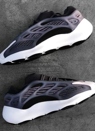Кроссовки мужские adidas yeezy boost 700 v3 черные/серые (адидас изи буст, кроссівки)6 фото