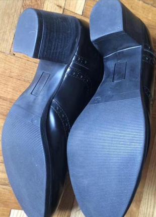Новые немецкие кожаные туфли оксфорды zone 41 (27.5-9.5)на широкую ногу3 фото