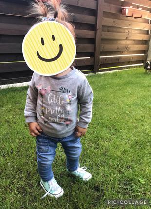 Толстовка для малышки koton на 6-9 месяцев👼