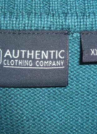 Шикарный мужской свитер/пуловер authentic clothing company, большой размер xxl, германия4 фото