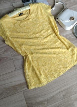 Футболка-блуза в сонячному кольорі